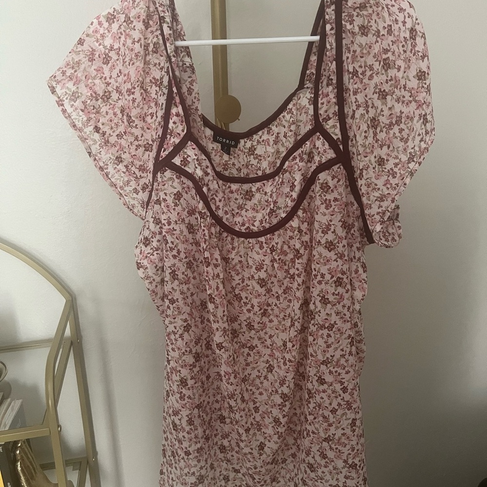 Boho plus sized blouse
